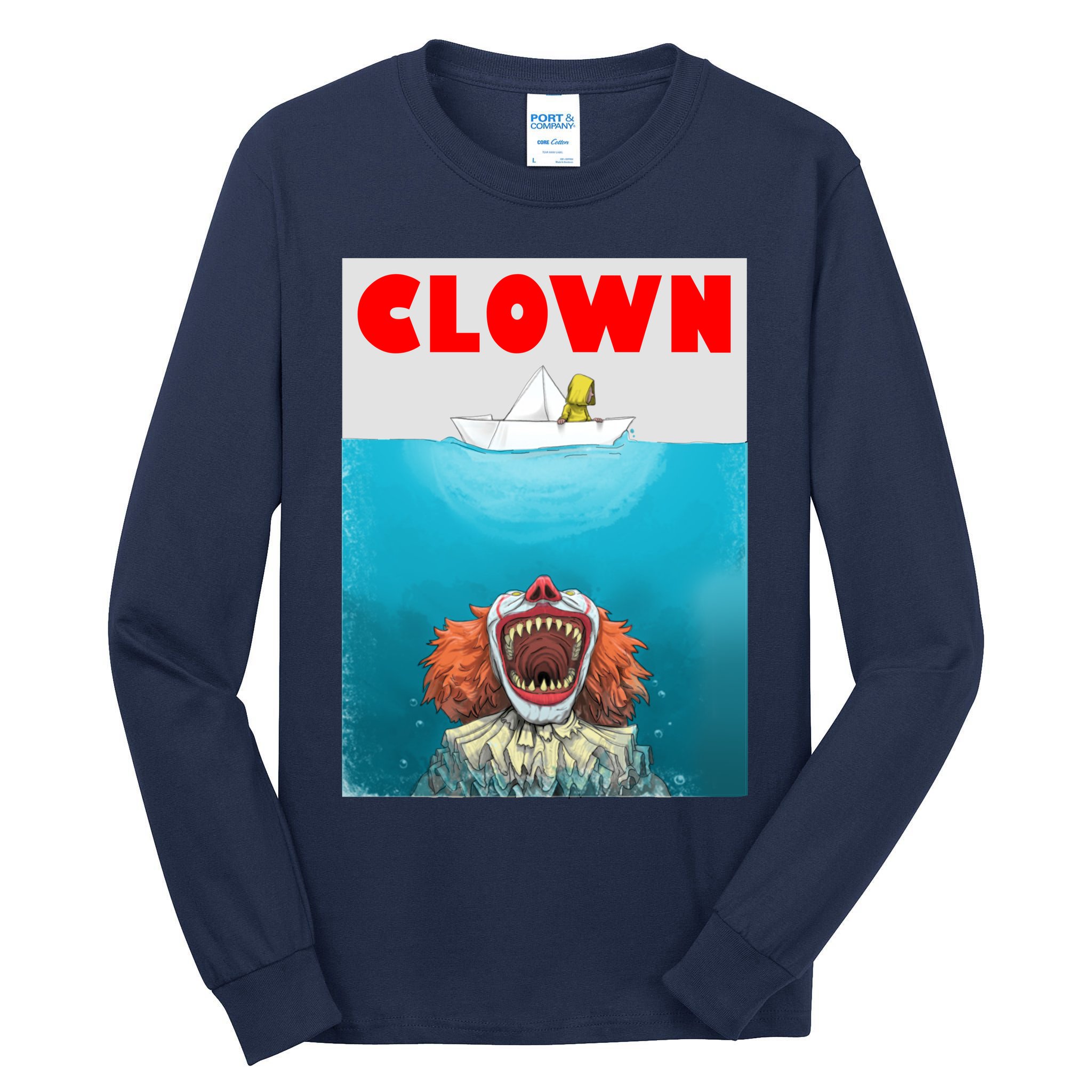 Clown Come Down Here Movie Parody Tall Long Sleeve T-Shirt