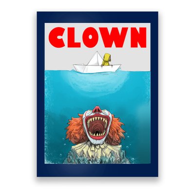 Clown Come Down Here Movie Parody Poster