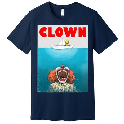 Clown Come Down Here Movie Parody Premium T-Shirt