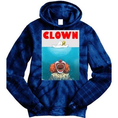 Clown Come Down Here Movie Parody Tie Dye Hoodie