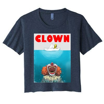 Clown Come Down Here Movie Parody Crop Top