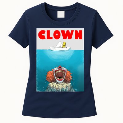Clown Come Down Here Movie Parody Womens T-Shirt