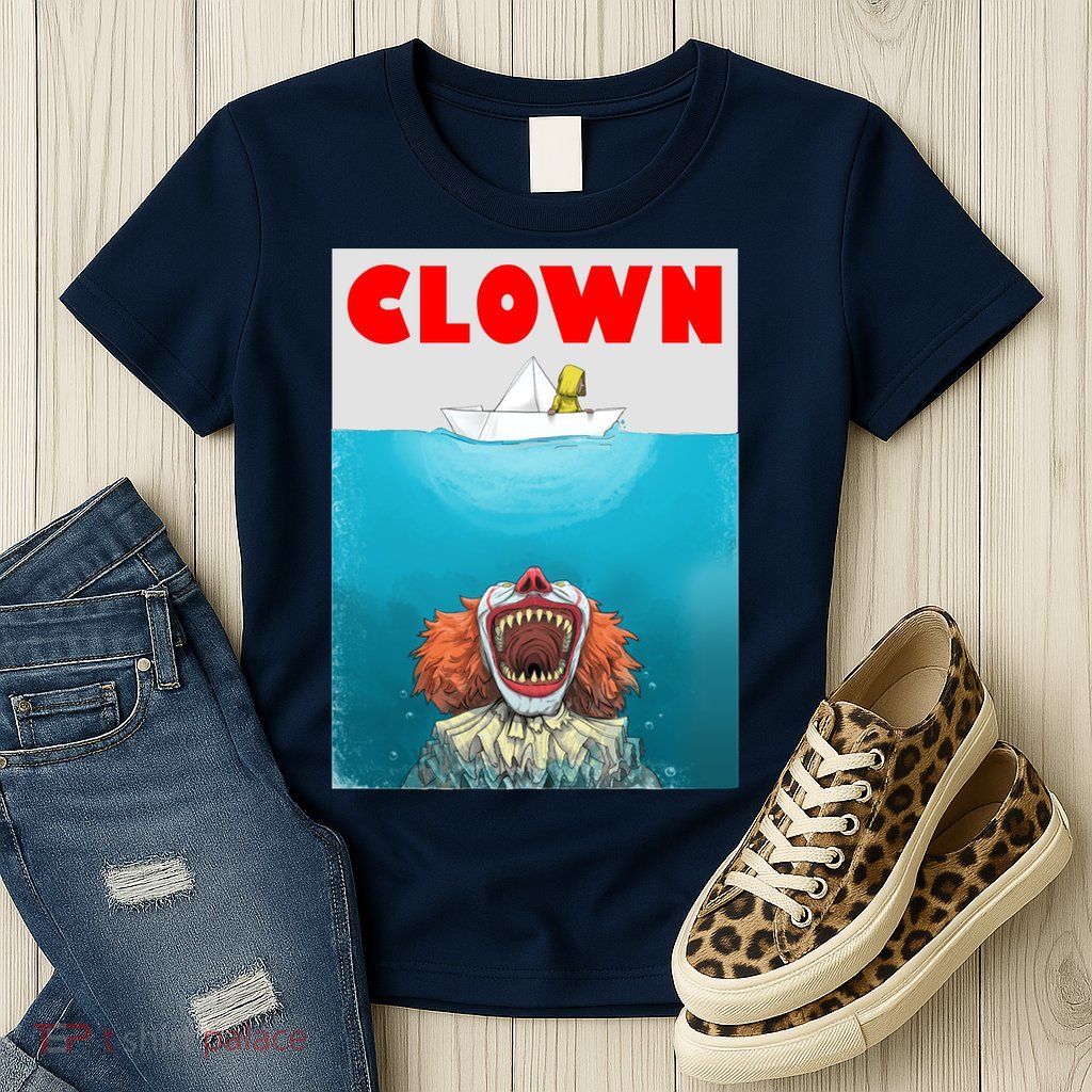 Clown Come Down Here Movie Parody Womens T-Shirt