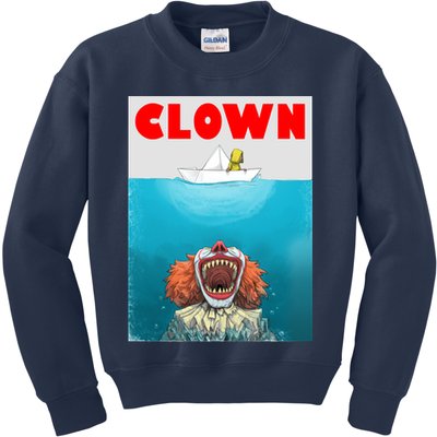 Clown Come Down Here Movie Parody Kids Sweatshirt