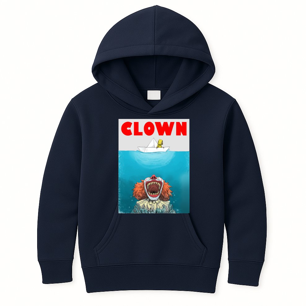 Clown Come Down Here Movie Parody Kids Hoodie