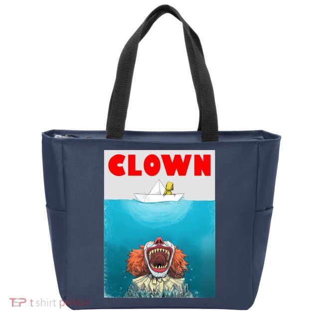 Clown Come Down Here Movie Parody Zip Tote Bag