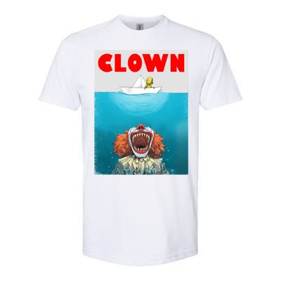 Clown Come Down Here Movie Parody Softstyle® CVC T-Shirt