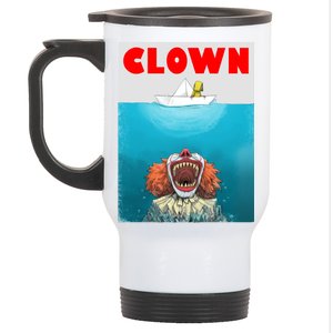 Clown Come Down Here Movie Parody Stainless Steel Travel Mug