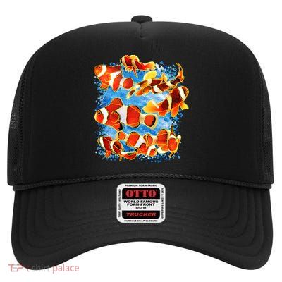 Clown Fish High Crown Mesh Back Trucker Hat