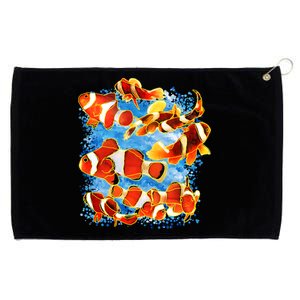 Clown Fish Grommeted Golf Towel