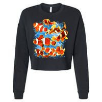 Clown Fish Cropped Pullover Crew