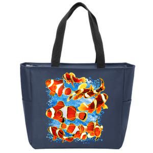 Clown Fish Zip Tote Bag