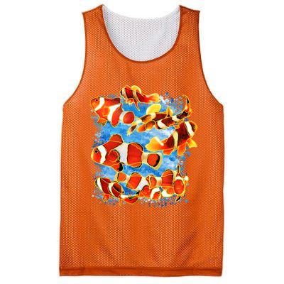 Clown Fish Mesh Reversible Basketball Jersey Tank