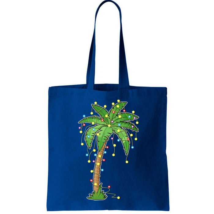 Christmas Lights Palm Tree Beach Funny Tropical Xmas Gift Bag