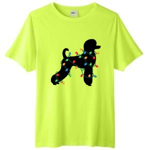 Christmas Lights Poodle Dog Gift Cute Gift Tall Fusion ChromaSoft Performance T-Shirt