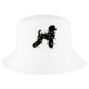 Christmas Lights Poodle Dog Gift Cute Gift Cool Comfort Performance Bucket Hat