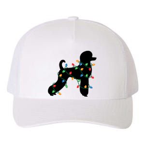 Christmas Lights Poodle Dog Gift Cute Gift Yupoong Adult 5-Panel Trucker Hat