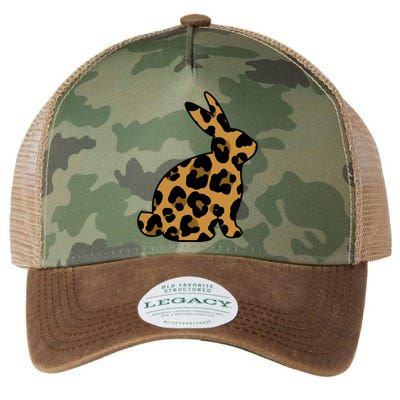 Cute Leopard Pattern Easter Bunny Rabbit Legacy Tie Dye Trucker Hat