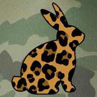 Cute Leopard Pattern Easter Bunny Rabbit Legacy Tie Dye Trucker Hat