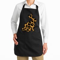 Cute Leopard Pattern Easter Bunny Rabbit Apron