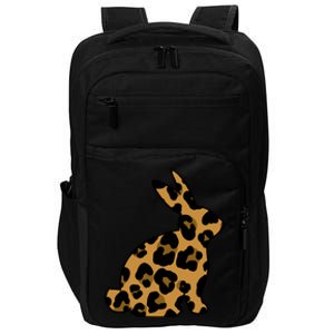 Cute Leopard Pattern Easter Bunny Rabbit Impact Tech Backpack