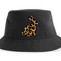Cute Leopard Pattern Easter Bunny Rabbit Sustainable Bucket Hat