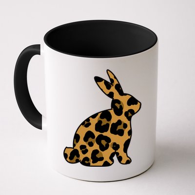 Cute Leopard Pattern Easter Bunny Rabbit Mug