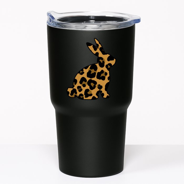 Cute Leopard Pattern Easter Bunny Rabbit Tumbler