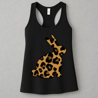 Cute Leopard Pattern Easter Bunny Rabbit Womens Tank Top