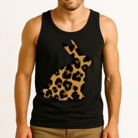 Cute Leopard Pattern Easter Bunny Rabbit Tank Top