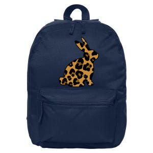 Cute Leopard Pattern Easter Bunny Rabbit 16 in Basic Backpack