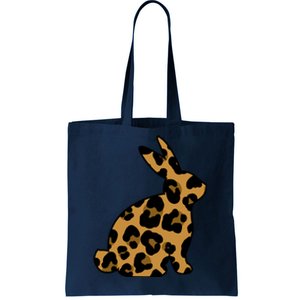 Cute Leopard Pattern Easter Bunny Rabbit Tote Bag