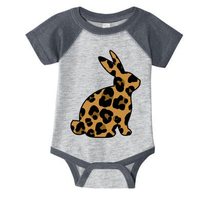 Cute Leopard Pattern Easter Bunny Rabbit Infant Baby Jersey Bodysuit