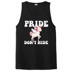 Celebrate Lgbtq Pride Events Month Pride DonT Hide Unicorn Meaningful Gift PosiCharge Competitor Tank