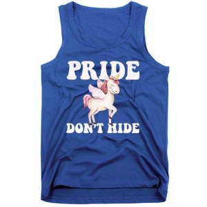 Celebrate Lgbtq Pride Events Month Pride DonT Hide Unicorn Meaningful Gift Tank Top