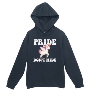 Celebrate Lgbtq Pride Events Month Pride DonT Hide Unicorn Meaningful Gift Urban Pullover Hoodie