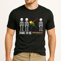Cute Lgbt Pride Month Dare To Be Yours Skeleton Gift Cooling Performance Crew T-Shirt