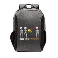 Cute Lgbt Pride Month Dare To Be Yours Skeleton Gift Vector Backpack
