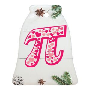 Cool Love Pi Day Ceramic Bell Ornament