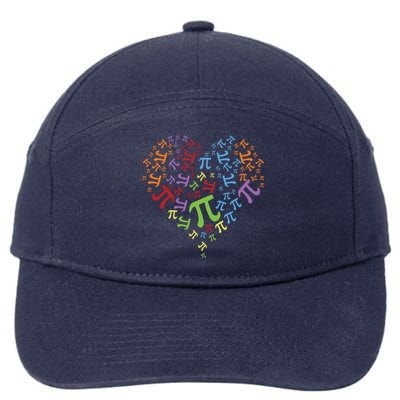 Cool Love Pi Day 7-Panel Snapback Hat