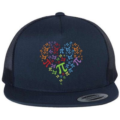 Cool Love Pi Day Flat Bill Trucker Hat