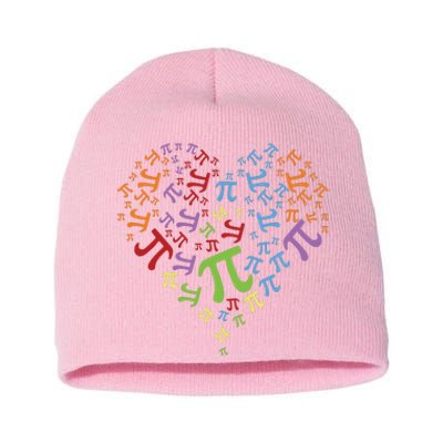 Cool Love Pi Day Short Acrylic Beanie