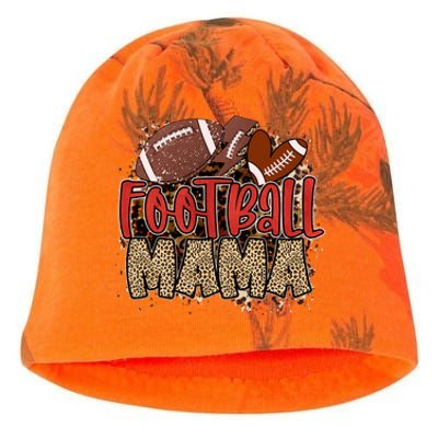 Cute Leopard Print Football Mama Kati - Camo Knit Beanie