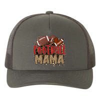 Cute Leopard Print Football Mama Yupoong Adult 5-Panel Trucker Hat