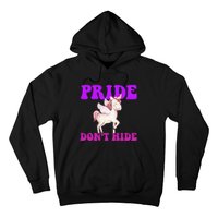 Celebrate Lgbtq Pride Events Month Pride DonT Hide Unicorn Hoodie