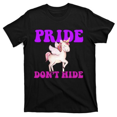 Celebrate Lgbtq Pride Events Month Pride DonT Hide Unicorn T-Shirt