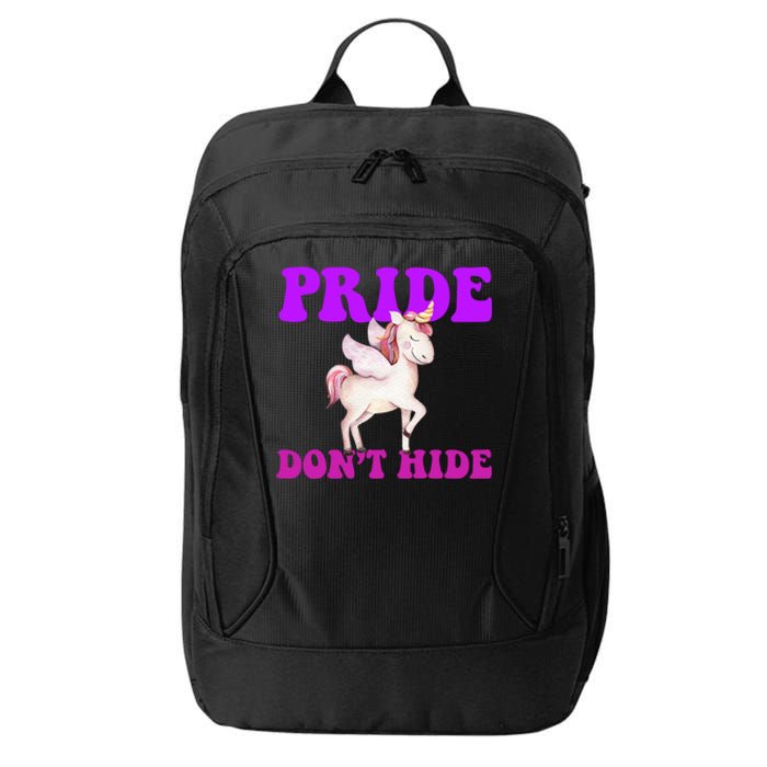 Celebrate Lgbtq Pride Events Month Pride DonT Hide Unicorn City Backpack