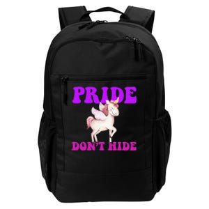 Celebrate Lgbtq Pride Events Month Pride DonT Hide Unicorn Daily Commute Backpack