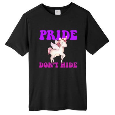 Celebrate Lgbtq Pride Events Month Pride DonT Hide Unicorn Tall Fusion ChromaSoft Performance T-Shirt