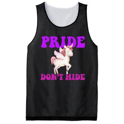 Celebrate Lgbtq Pride Events Month Pride DonT Hide Unicorn Mesh Reversible Basketball Jersey Tank